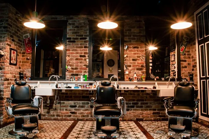 Ambiance du barber shop